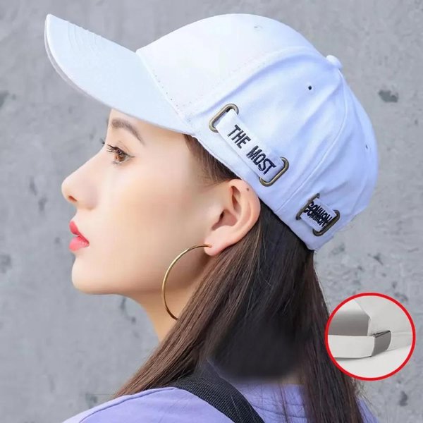 Gorra De BéIsbol Para Mujer Nuevo Estilo Bordado De Letras Laterales ProteccióN Solar Deportes Transpirable Casual-image