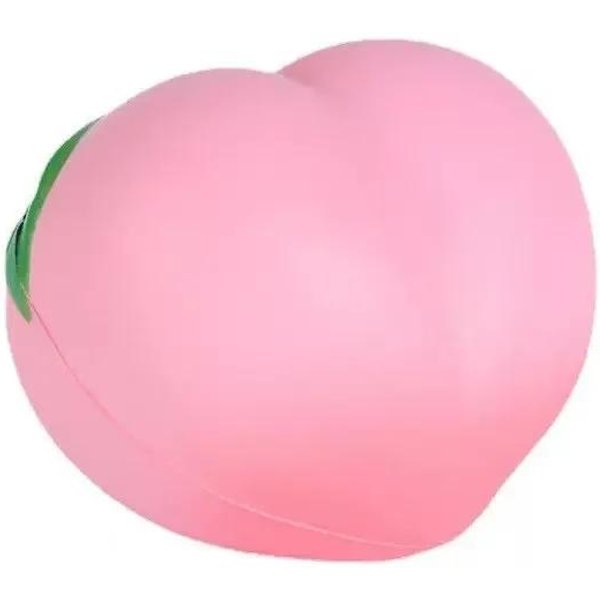 Jumbo Truskawka Banan Brzoskwinia PiłKa Antystresowa Squishy Do śCiskania Powoli PodnosząCa Antystres Dla DorosłYch Zabawka Fidget Przeciwko LęKom Stres Brzoskwiniowy-image