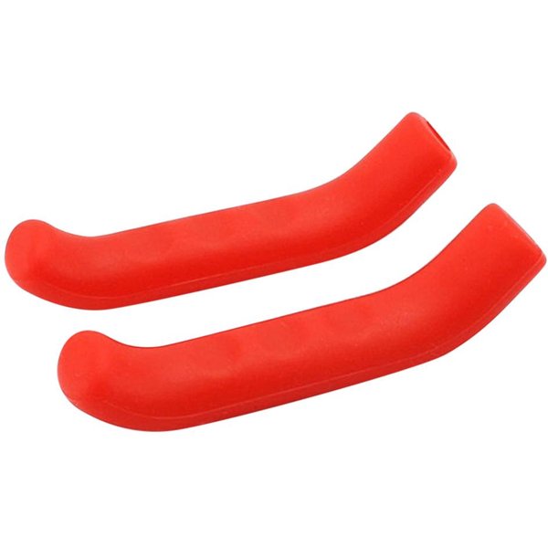 2 Uds Cubierta De Palanca De Bicicleta EmpuñAduras De Palanca De Freno De Bicicleta Funda Protectora Para Bicicleta MTB Bicicleta De MontañA Y Carretera Rojo-image