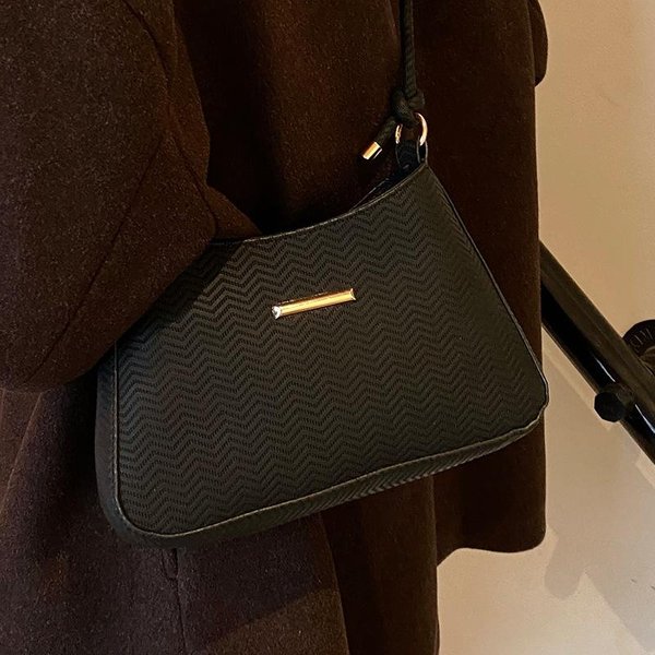 Bolsos De Lujo Para Mujer, Bolsos De Mano De Moda Para Mujer, Bolsos Cruzados Retro De Un Solo Hombro Para Mujer. Black-image