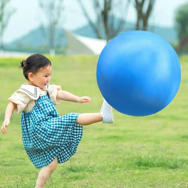 36-Calowe Przezroczyste Balony ArtykułY Imprezowe Festiwal Urodziny śLub Gigantyczne DużE Balony Lateksowe żółTy-image