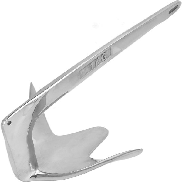 1Kg2.2Lb Ancla De Garra Para Barco Acero Inoxidable 316 De Alta Resistencia Ancla Pulido Espejo Accesorios Marinos-image