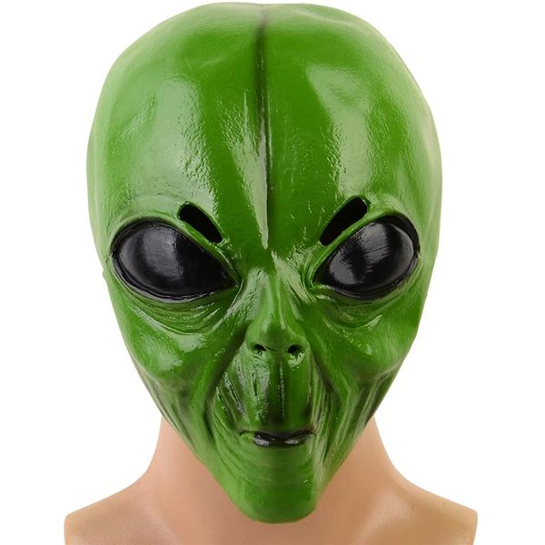 MáScara De AlieníGena De Halloween MáScara De LáTex Aterradora MáScara De Cabeza Completa Para Accesorio De Fiesta De Disfraces De Halloween A7 Beige-image