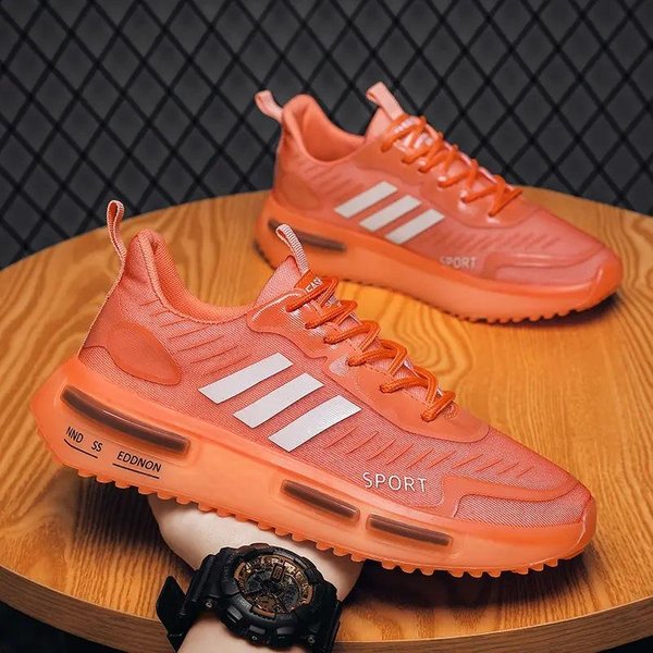Nuevos Zapatos De Moda De OtoñO Para Hombre, Zapatillas De Deporte Transpirables Y CóModas Con Suela De Gelatina Para Hombre, Zapatillas De Viaje De Gran TamañO 44 Brown-image