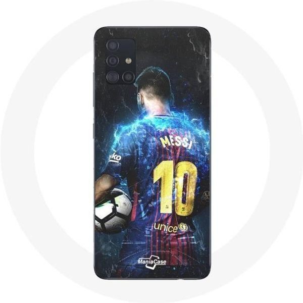 Coque Pour Samsung Galaxy A71 Lionel Messi Club De Football De Barcelone Fcb-image