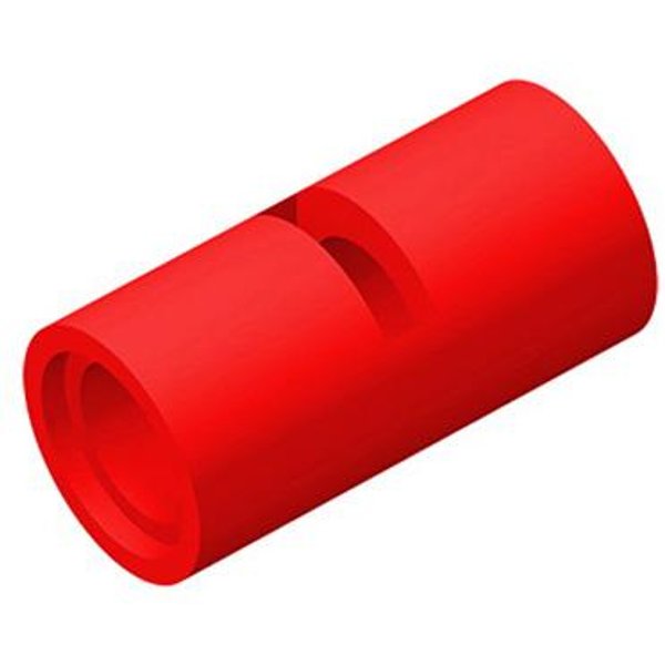 MOC 10 Sztuk 62462 ŁąCznik Pinowy Klocki Budowlane 75535 OkrąGłY 2L Z Gniazdem ŁąCząCym Edukacyjne Klocki CząSteczkowe Urodziny Dziecka Red-image