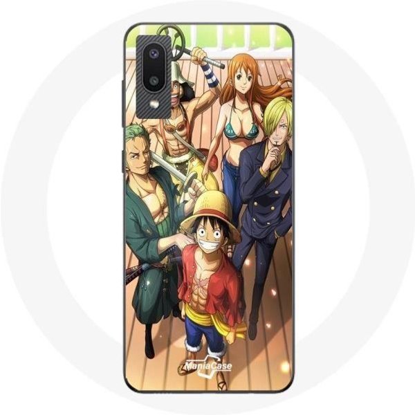 Funda - One Piece - Samsung Galaxy A02 - Flexible - Manga - Blanco-image
