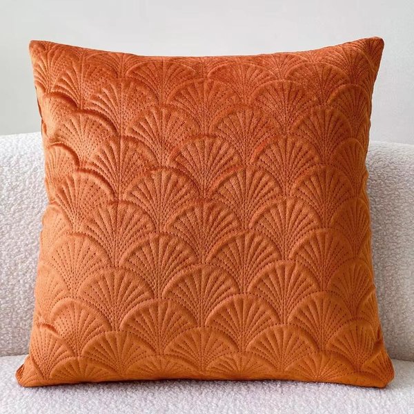 1 Szt. Designerska Aksamitna Poszewka Na Poduszkę 45*45Cm Dekoracyjna Poszewka Na Poduszkę Do Rzucania Na Sofę Salon Sypialnia Dekoracja Poszewka Na Poduszkę BeżOwa Szara 45X45Cm Brown-image