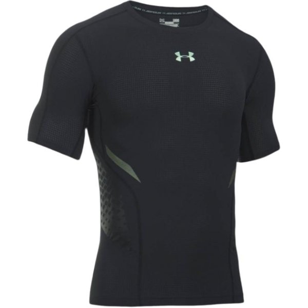 MęSka Koszulka Under Armour Heatgear T Shirt MęSka Czarna L Black-image