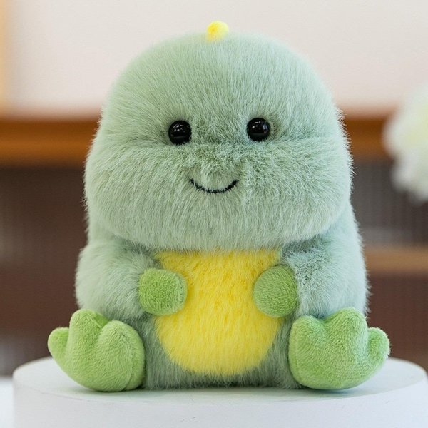 Kawaii 15 Cm Pluszowa Lalka Towarzysz Koala Dinozaur Pluszowe ZwierząTko Poduszka Super MięKki Lis ŻAba Pluszowa Zabawka ZwierząTko Biurko-image