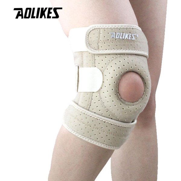 Aolikes 1 Szt. Orteza Kolana Z Bocznymi Stabilizatorami I żElowymi WkłAdkami Na Rzepkę, Idealna Na BóL Kolana, Ergonomiczne Wsparcie, Odpowiednia Na Nakolannik Do Left-image