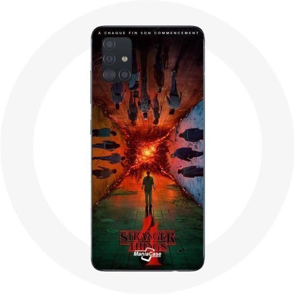 Funda Para Samsung Galaxy A71 Stranger Things Temporada 4 PóSter Tripulaciones De La Nueva TeoríA-image