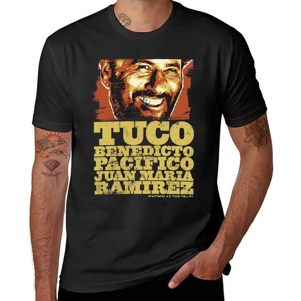 Tuco Benedicto Pacifico Juan Maria Ramirez The Good The Bad And The Ugly Camiseta Tallas Grandes Sublime Camisetas De Corte Ajustado Para Hombre S-image