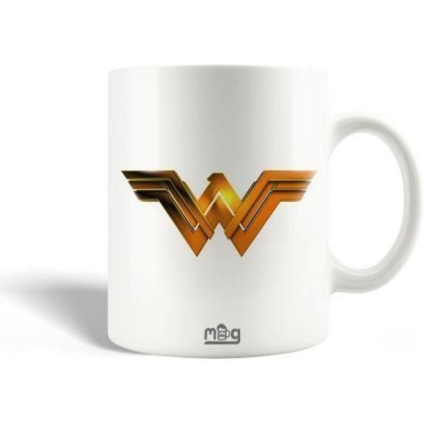 Mug En CéRamique Wonder Woman Logo D'or SéRie De Films-image
