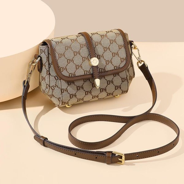 Bolso De Mujer De Lona, Bolso Bandolera PequeñO Cuadrado Para Mujer Gray-image