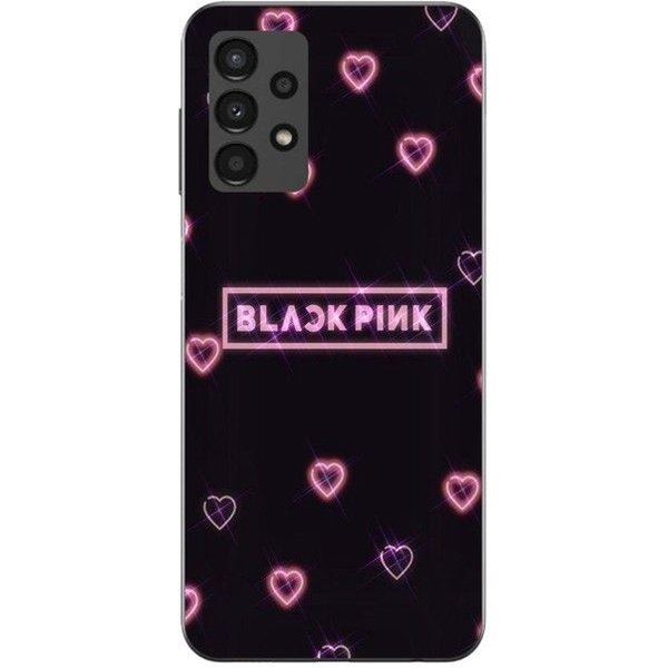 Funda Maniacase Para Samsung Galaxy A13 4G Blackpink CorazóN Rosa Negro-image
