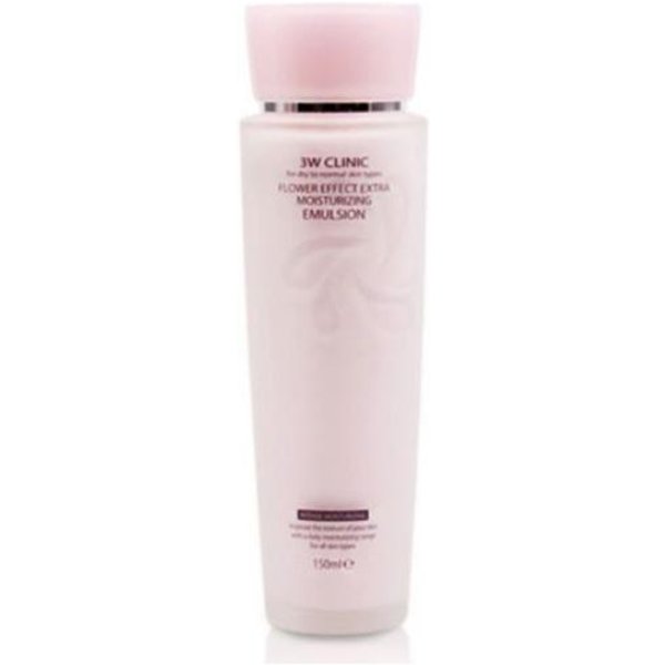 3w Clinic Flower Effect Extra Moisture Skin Suavizante (TóNico) 150Ml, EmulsióN 150Ml (3 Opciones) #Softener 150Ml X 1Pcs-image