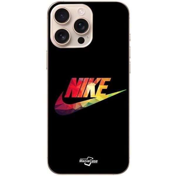 Funda - Nike - Iphone 16 Pro - Flexible - Colorida - Negra Negro-image