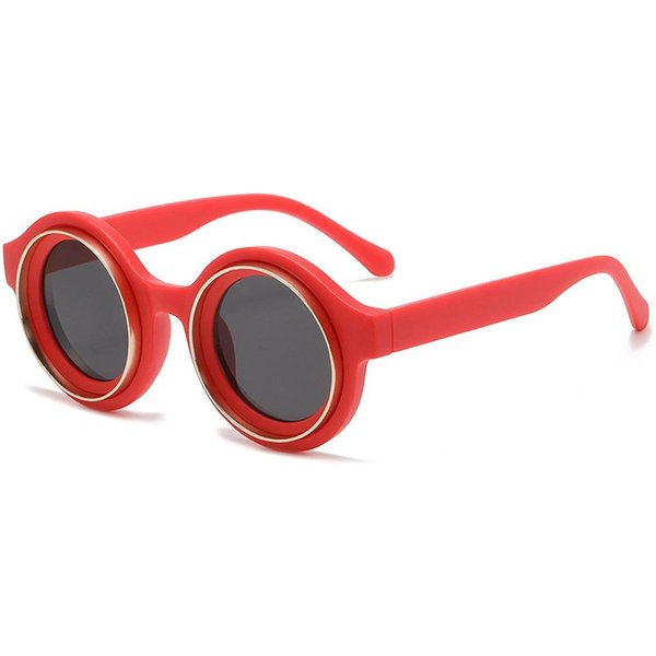 Polaryzacyjne Ochrona UV Lekkie Wygodne TrwałE Wysoka Jakość Modne Retro OkrąGłE MęSkie Okulary PrzeciwsłOneczne-image