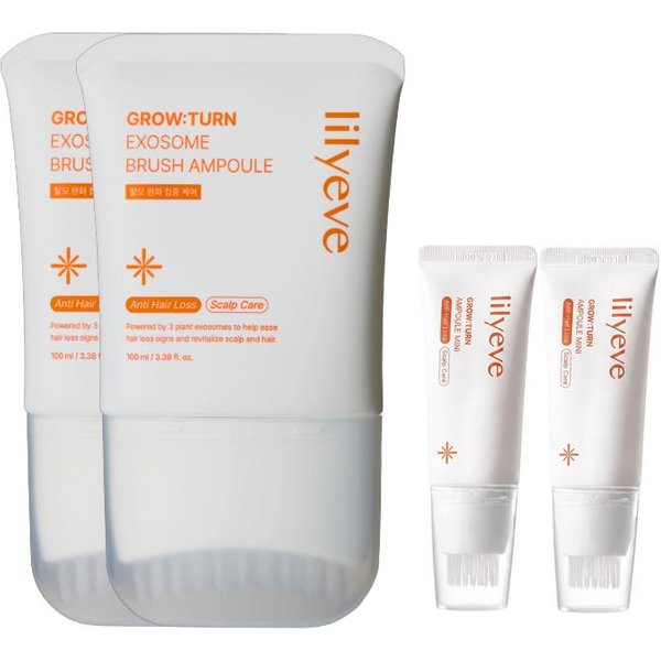 lilyeve Growturn Exosome Ampolla Con Pincel Principal 100 Ml, Recarga 90 Ml, Ampolla Con Pincel Mini 30 Ml (18 Opciones) # Mini 30Ml 2Pcs + Brush Ampoule 100Ml 2Pcs-image