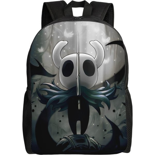 Mochila Hollow Knight Para Hombres Mujeres Adolescentes Escuela Secundaria Senderismo Viajes Mochila Diaria AccióN Aventura Universidad Bolsas De Lona Regalo-image