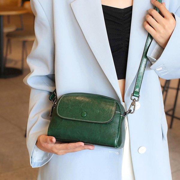 Nowa Torebka Damska Z Prawdziwej SkóRy Dla Mamy, Torebka Na Telefon KomóRkowy, Torba Na Ramię, Torba Crossbody, Damska Torebka Mini Z WyżSzej PółKi Gray-image
