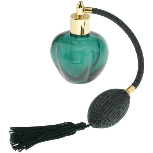 100ML Elegancki Atomizer Do Perfum Z MożLiwośCią Ponownego NapełNiania Butelka W Sprayu Puste Szklane Butelki Zielony-image