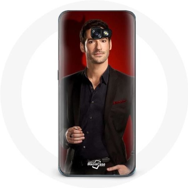 Funda - Maniacase - Lucifer Morningstar - Roja - Flexible - Samsung Galaxy A5 2017-image