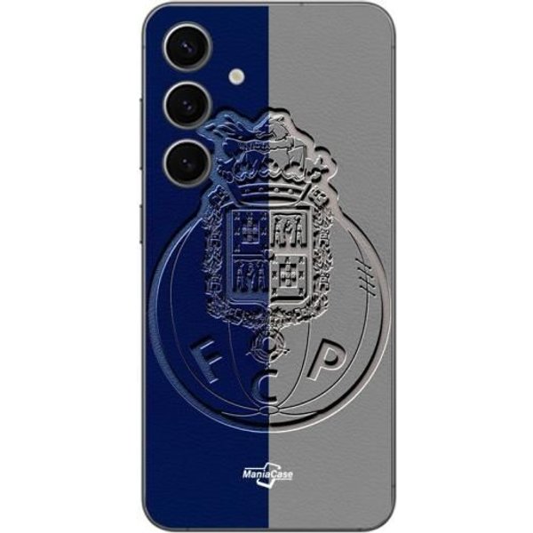 Coque Samsung Galaxy S24 FE FCP Porto Gond Bleu ET Gris Maniacase Gris-image