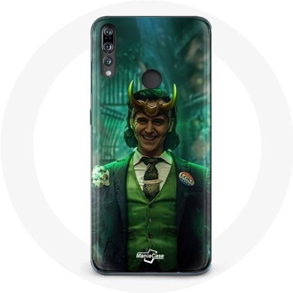 Funda Maniacase Para Huawei P30 Lite Loki Thor Ragnarok Con Casco PóSter Personaje Serie Temporada 1 Negro-image
