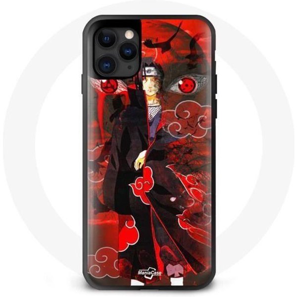 Coque Maniacase Pour Iphone 13 Itachi Uchiwa Naruto Anime-image