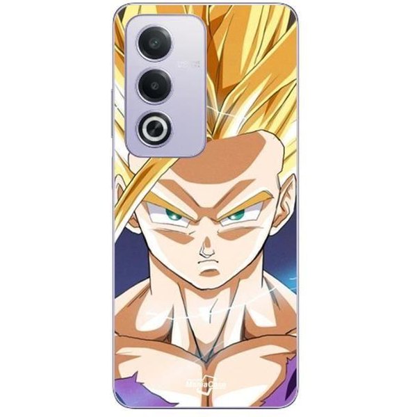 Coque Oppo A80 Dragon Ball Z Sangoku Cheveux Blonds Maniacase-image