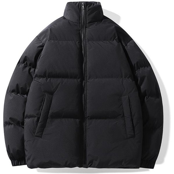 OtoñO E Invierno Nueva Marca De Moda Ropa De AlgodóN Acolchada Para Hombre Invierno Suelta Engrosada Cortavientos CáLida Ropa De AlgodóN Para Hombre Chaqueta Ropa De Pan 5XL Black-image