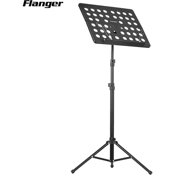 TríPode Plegable Para Partituras Musicales Flanger FL05R, Soporte De AleacióN De Aluminio Con Negro-image