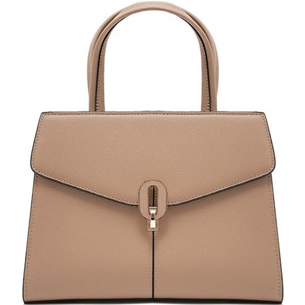 Bolso De Mano Cuero Genuino Bolso De Hombro Moderno AtmosféRico Nuevo Para Mujer Bolso Para Desplazamientos De Gran Capacidad Bolso Bandolera Bolso Sobre-image