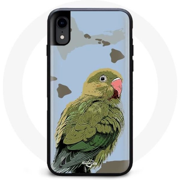 Funda - Periquito - Iphone XR - Flexible - Verde - Mixta Verde-image