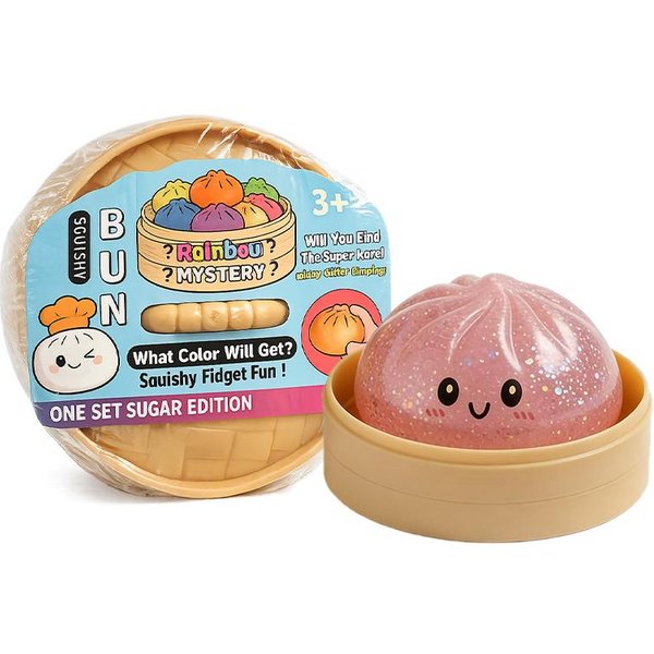 MięKka BułEczka PierożEk Squishy Zabawka Do śCiskania OdstresowująCa Kawaii Jumbo BułEczka Na Parze Zabawka Dekompresyjna Prezent Dla Dzieci DorosłYch-image