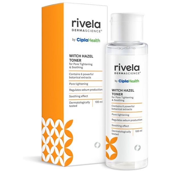 TóNico Facial De Hamamelis Rivela Dermascience De Cipla 100 Ml Para Hidratar, Cerrar Los Poros, Piel Radiante-image
