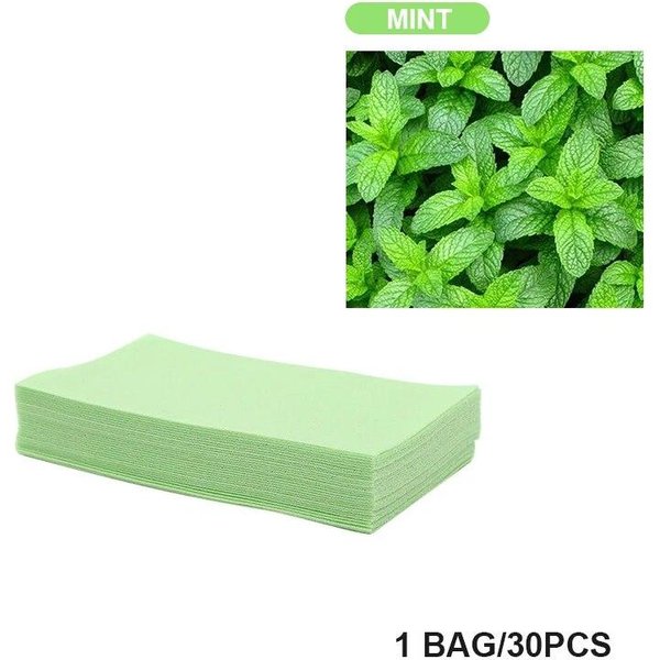 Arkusz CzyszcząCy Do Toalet Do Mopowania PodłOgi Higiena Czyszczenia Toalet Dezodorant Do Toalet ŻółTy Brud NarzęDzie Do Czyszczenia Toalet 30Pcs Zielony-image