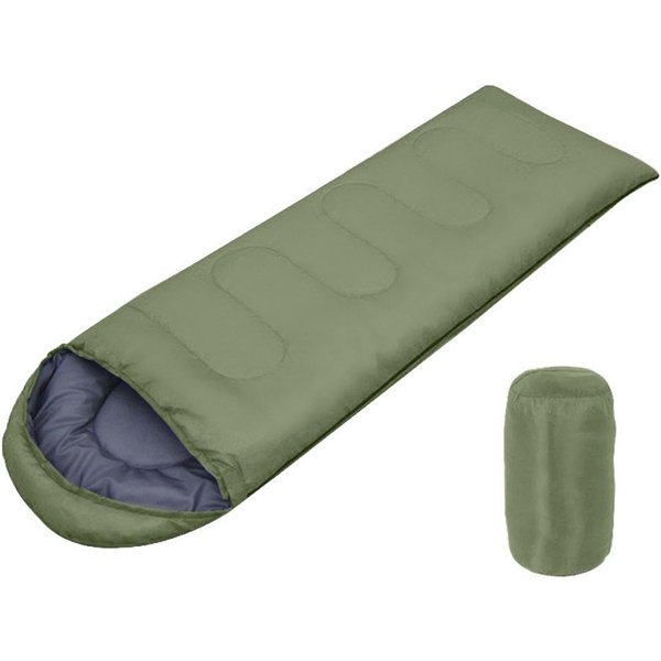Sacos De Dormir Para Exteriores Saco De Dormir PortáTil Y CáLido Saco De Dormir De AlgodóN Ligero Para El Invierno Verde-image