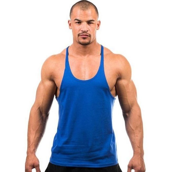 Camiseta Sin Mangas De Verano Para Hombre, Gimnasio, Tirantes, Culturismo, MúSculo, Fitness, Chaleco M Azul Oscuro-image