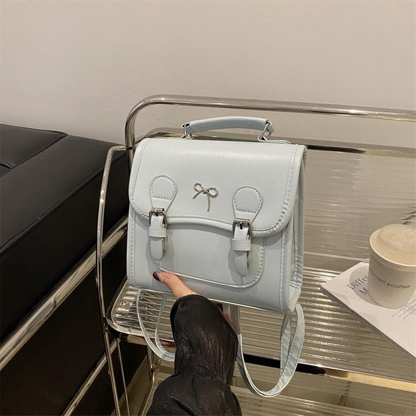 Mochila De Moda Para Mujer De Gran Capacidad Nueva Moda Bolso Bandolera Para Mujer Mochila PequeñA Casual De Moda Gray-image