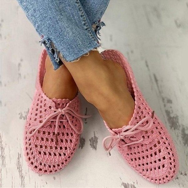 Letnie Kapcie Buty Kobieta Zakryte Palce OddychająCe Klapki Japonki Damskie Drążą Zasznurować Pcv ZewnęTrzne PłAskie PlażOwe Slajdy SandałY 38 Brown-image