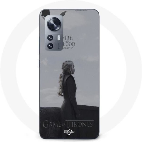 Coque Maniacase Pour Xiaomi 12 5G Game Of Thrones House Of The Dragon Negro-image