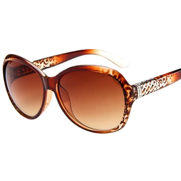 Nowe Luksusowe Designerskie Okulary PrzeciwsłOneczne Dla Kobiet DużA Eliptyczna Oprawka Ochrona UV400 Okulary Na ZewnąTrz Do Rekreacji Oculos De Sol As Shown In The Figu-image
