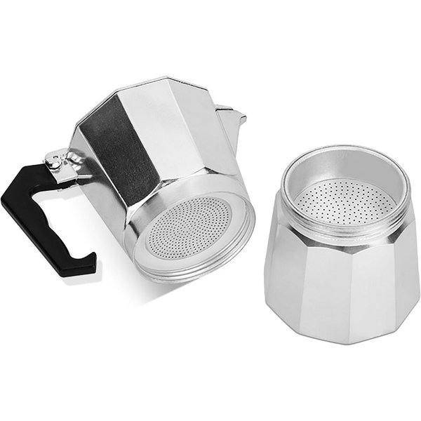 3 FiliżAnki 150ML Kawiarka Moka Stop Aluminium OśMiokąTna PrzenośNa Moka Na Kuchenkę Gazową Elektryczną-image