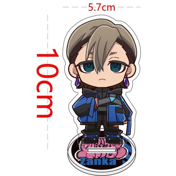 Anime Gachiakuta Rudo Enjin Zanka Riyo Jabber 10Cm Soporte AcríLico Llavero Figura DecoracióN De Escritorio Cartel De Pie Regalos Para Fans 10 Cm-image