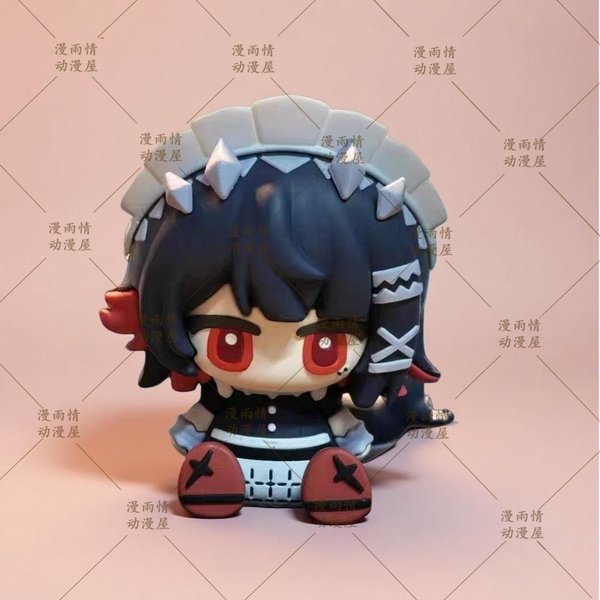 Figurka Anime Wersja Q Zenless Zone Zero Asaba Harumasa Hoshimi Miyabi GK Kolekcjonerska Ozdoba Biurkowa Model AktywnośCi Lalka Zabawki Zaprojektowane Dla FanóW Gray-image