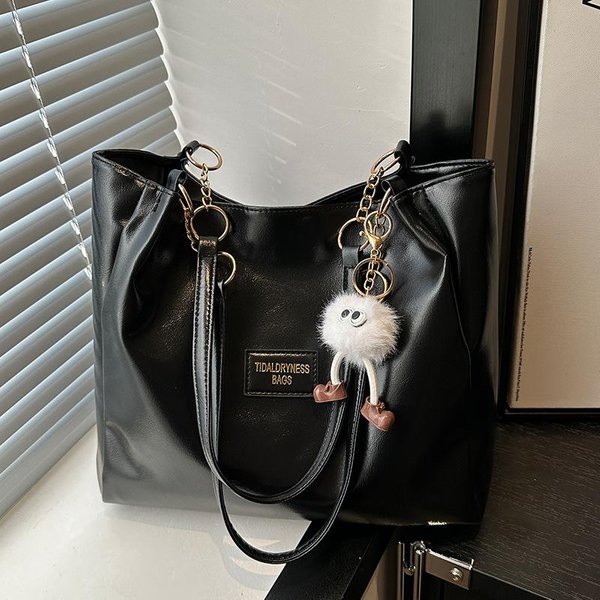 Bolso Grande Para Mujer En Invierno Nuevo Trendy OtoñO E Invierno Retro Bolso Tote Para Ir Al Trabajo Gran Capacidad VersáTil Bolso De Hombro Para Mujer Gray-image