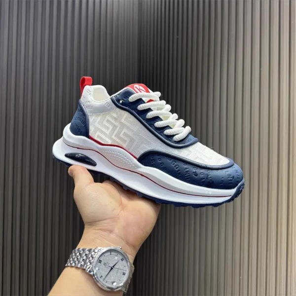 Zapatos De Hombre Nuevos Verano Malla Transpirable Zapatos Blancos Zapatos De Moda De Suela Gruesa Para Hombre Deportivos Y Casuales De Moda 44 White-image